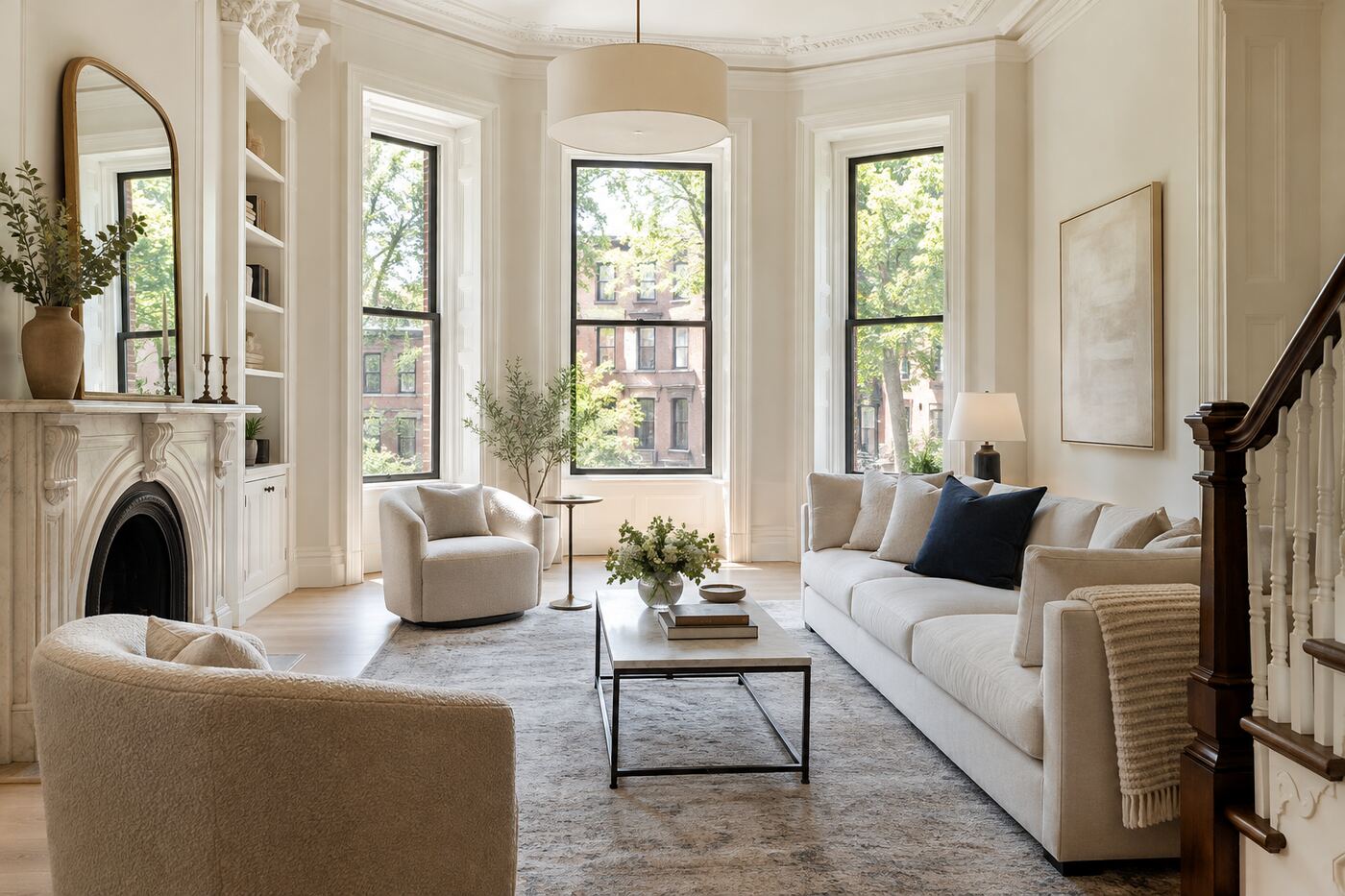 Bright rental interior